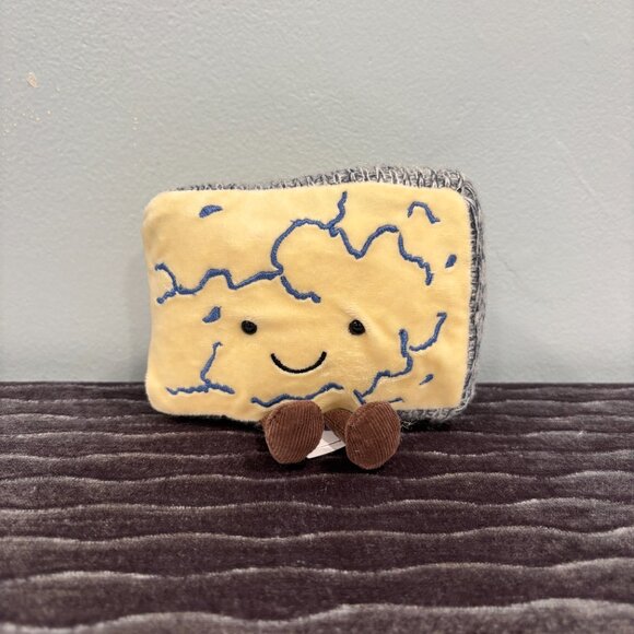 RARE Jellycat Amuseable Blue Cheese BNWT - Picture 2 of 4